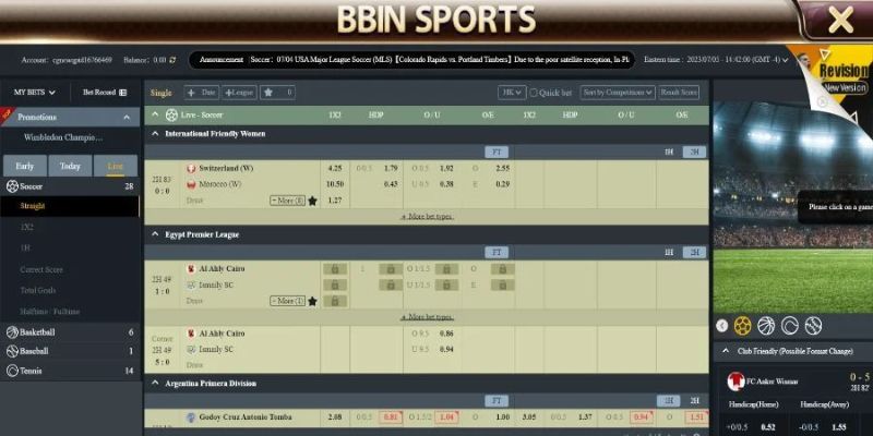 Giới thiệu về nền tảng thể thao BBIN Sport tại N88