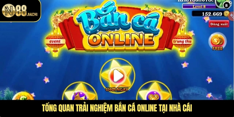 Tổng quan trải nghiệm bắn cá online tại nhà cái